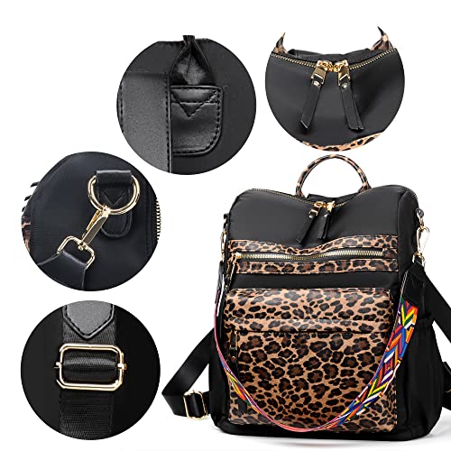 Image of Dora & Liz Womens Backpack Purse Leather Backpack Purse for Women Travel Fashion Backpack Designer Ladies Shoulder Bags