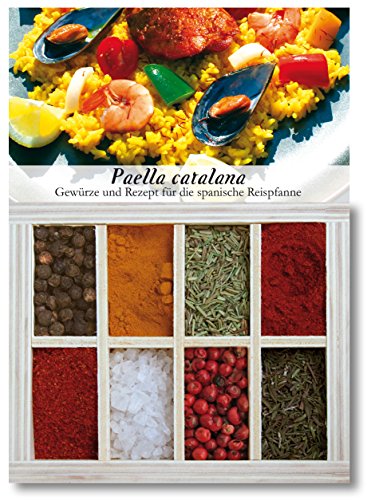 Paella Catalana – 8 Gewürze Set für die spanische Reispfanne (50g) – in einem schönen...