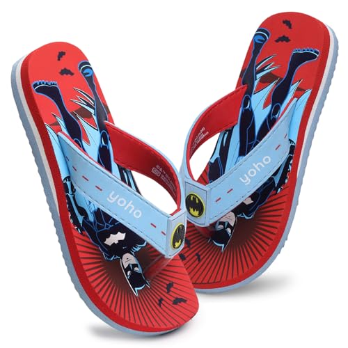 Image of YOHO Slippers for Kids|Comfortable and Lightweight FlipFlop|WB Cartoon & Comic Characters: Batman, Superman, PPG, Tom & Jerry, Scooby Do and We Bare Bears Footwear for Girls & Boys