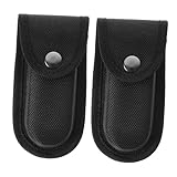 Mikinona 2 Piezas Funda de Nylon para Cinturón con Doble Bolsillo Organizador Portátil Resistente al Agua para Herramientas de Bolsillo Pack