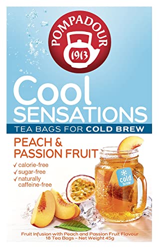 日本緑茶センター ポンパドール クールセンセーションピーチ&パッションフルーツ18TB 45g×10個