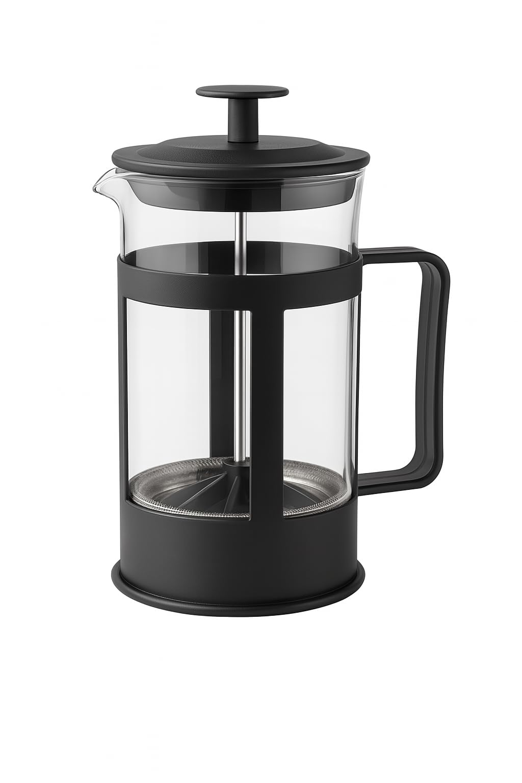 ALLMIX Cafeteira de Prensa Francesa de Vidro 600ml