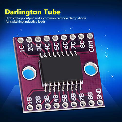 Modulo Darlington ULN2803A 2PCS Tubo Darlington 500mA Driver per Relè Martello Lampade Linee Amplificatore Corrente Alta Potenza Interfaccia Controllo per