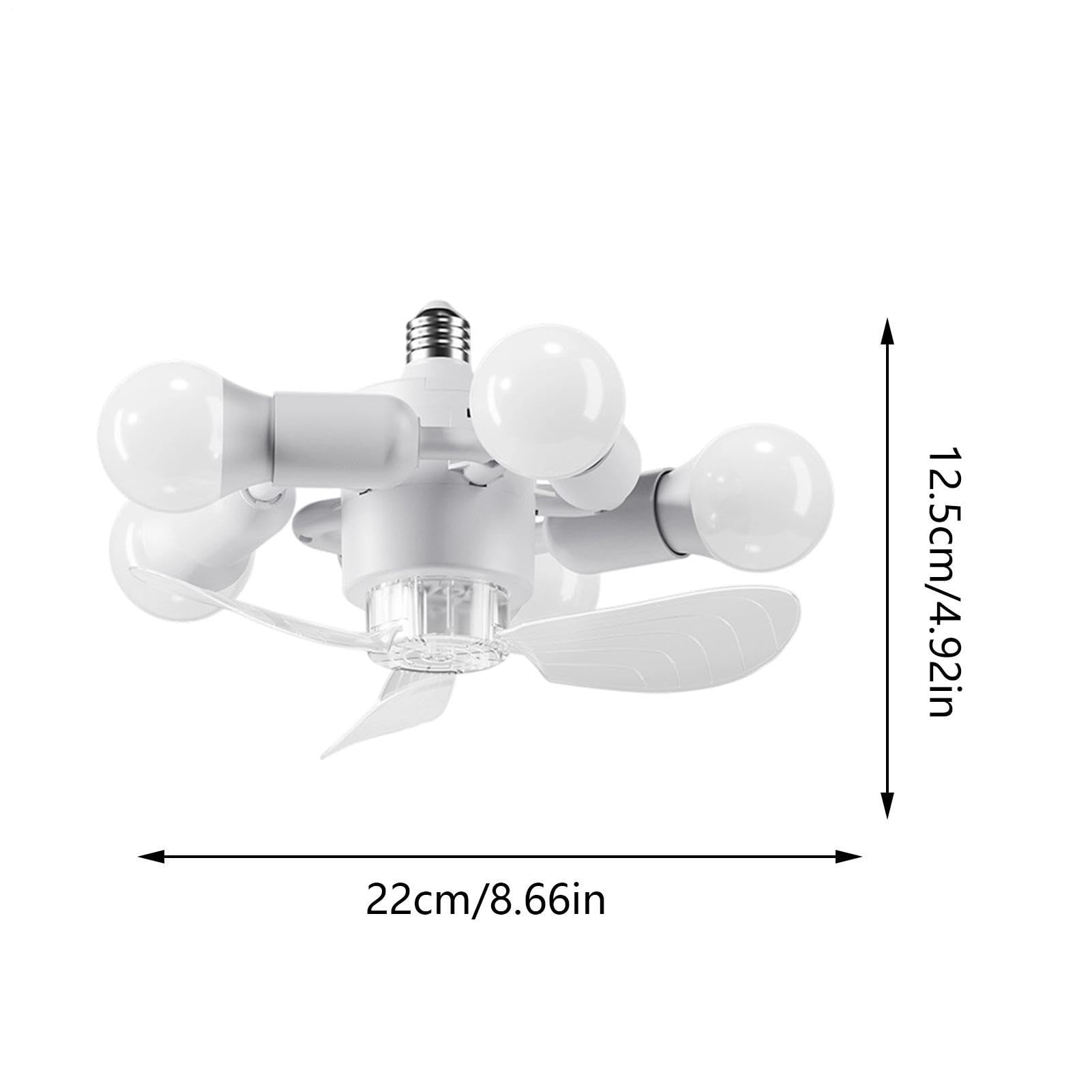 Ventilatori Da Soffitto Con E Telecomando Base con Vite E27 e Soffiatore