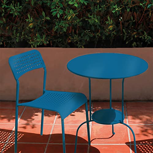 RIPOLIN - Farbe für Bügeleisen im Außenbereich, Glycerin, rostfrei, integrierte Grundierung, direkte Anwendung auf Rost, wetterfest, UV-beständig und stoßfest, glänzend, 0,5 l, Ozeanblau RAL 5017