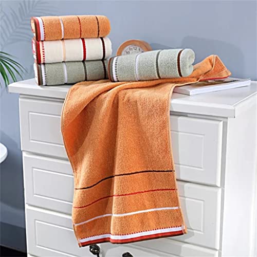 Serviette douce en coton de qualité supérieure linge de bain vert rayé