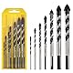 eROOSY 5 Stück Fliesenbohrer Glasbohrer Set 6mm, 8mm, 10mm, 12mm Fliesenbohrer Set, Glasbohrer für das Bohren von Fliesen, Keramik, Glas, Holz, Ziegelwand
