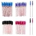 Produktbild 200 Stück Einweg Wimpernbürste, Mascara Pinsel Einweg Mascara Zauberstäbe Mascara Stäbe Applikator Wimpernbürsten für Wimpern Augenbrauen (4 Farben)