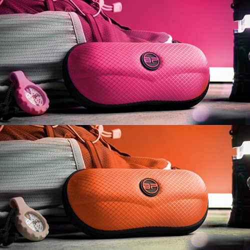 Image of BLUPOND Sunglasses Case Semi Hard EVA Shell with Metal Hanging Hook Belt Clip Sun Glasses Storage