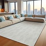 Vasip Alfombra Salon Antideslizante Alfombras Lavables en Lavadora Tapetes para Sala Habitacion Dormitorio Comedor Moderna Tapete Pelo Corto Tapete Quarto 80x150cm