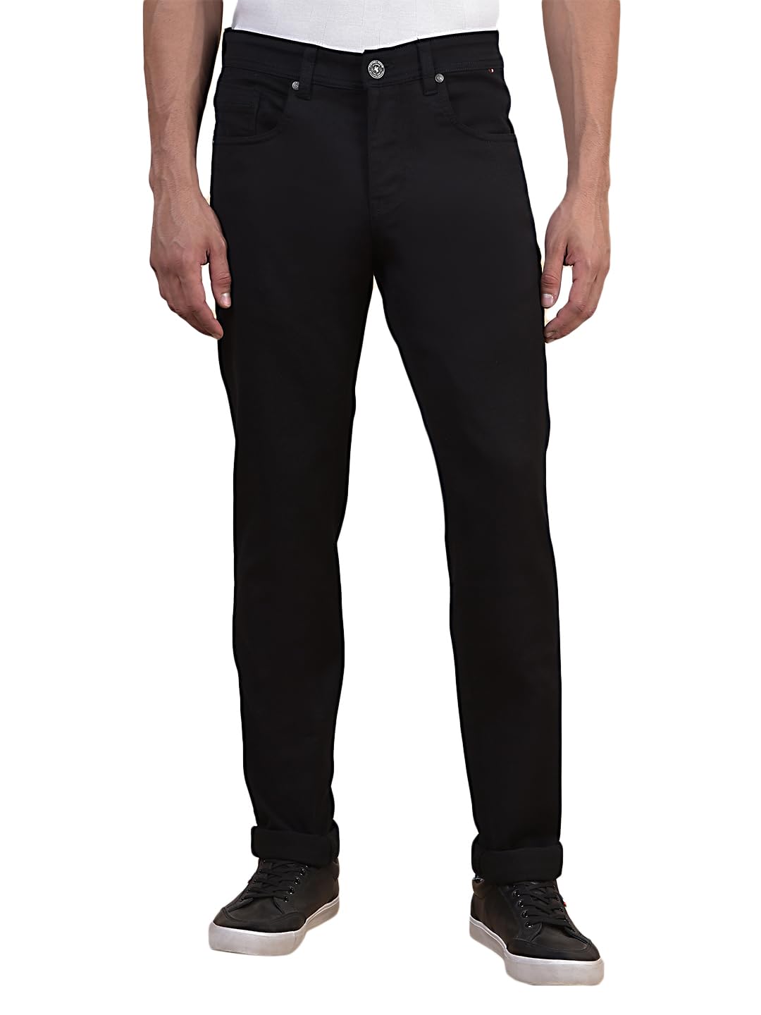 cantabil Men's Solid Casual Ultra Narrow Jeans (P_MDNM00659)-picture-49