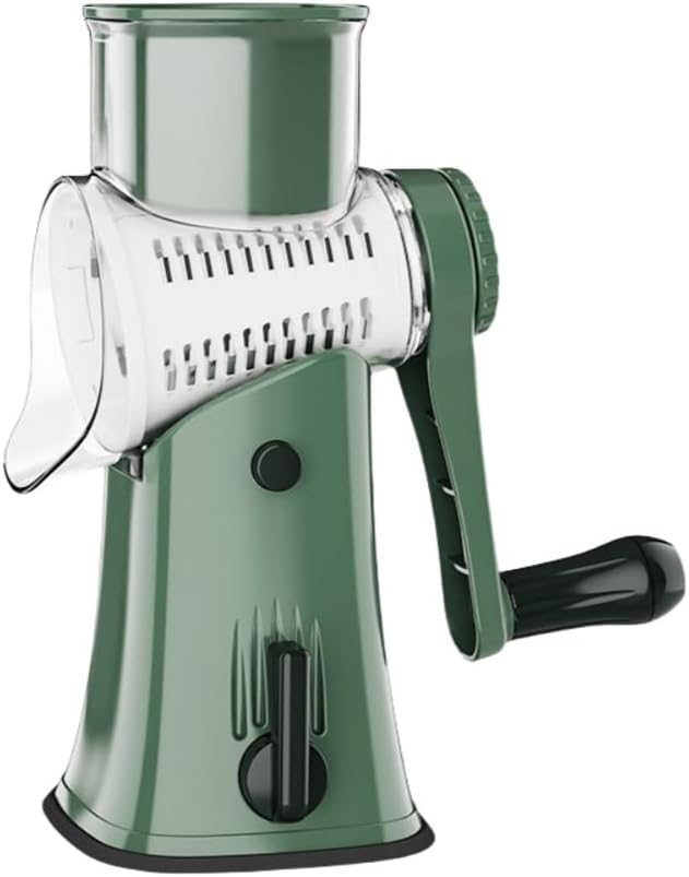 多機能野菜カッター 千切り 多機能ドラム回転キッチン用品 ステンレススチールナイフ 砕いた氷 サラダ ニンジン キャベツ 千切り (