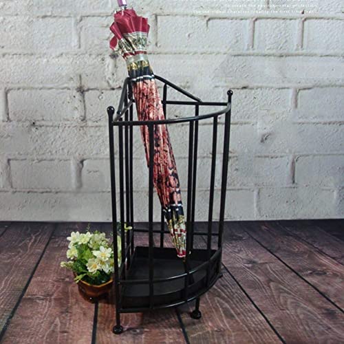 Porte-parapluies design en fer seau de rangement compact d'angle