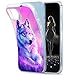 YonderYM Case Compatible with REALME C75X,Clear with Pattern Slim Protective Soft Bumper Phone Cover Design Shockproof Slim TPU Wolf2