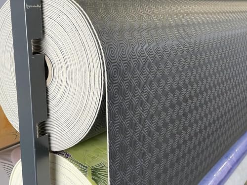 Nappe Bulgomme PVC 140 cm anthracite protectrice antidérapante découpée - 4