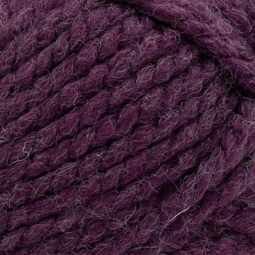 Image of Lion Brand Yarn, Wool-Ease Thick & Quick Yarn, Nocturne, Purple, 1 Pack