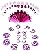 Milacolato Ear Stretching Kit 54-66Pcs Conici e Tappi in Acrilico Spiral Tapers Tunnel Starter per Stretching Dell'orecchio Ear Stretchers 14G-00G