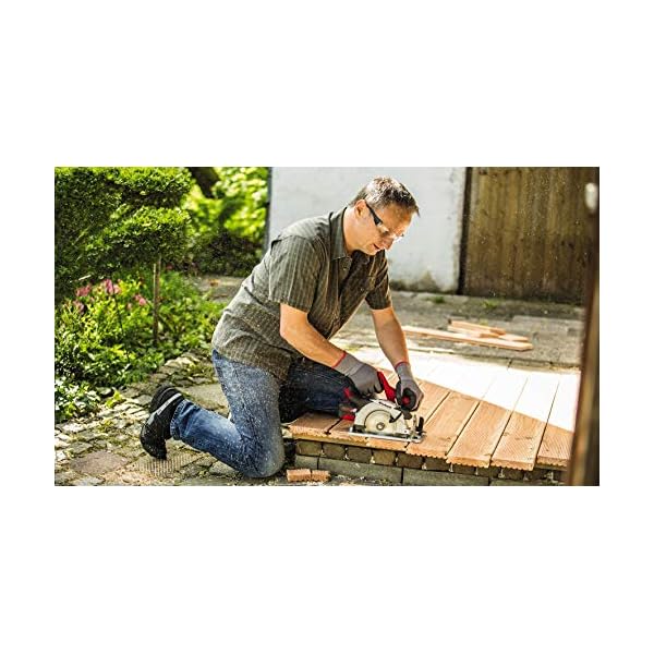 Einhell Akku Handkreissäge TE-CS 18/165 Li-Solo Power X-Change (Li-Ion, max. Schnitttiefe 54mm, werkzeuglose Einstellung… – Bild 4