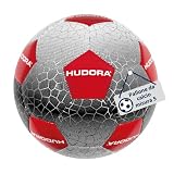 Hudora Pallone da calcio taglia 5 – Robusto pallone da allenamento e svago per bambini e adulti – Tocco piacevole, forma stabile e buon rimbalzo – Per svago, giardino e campetto – Sgonfio