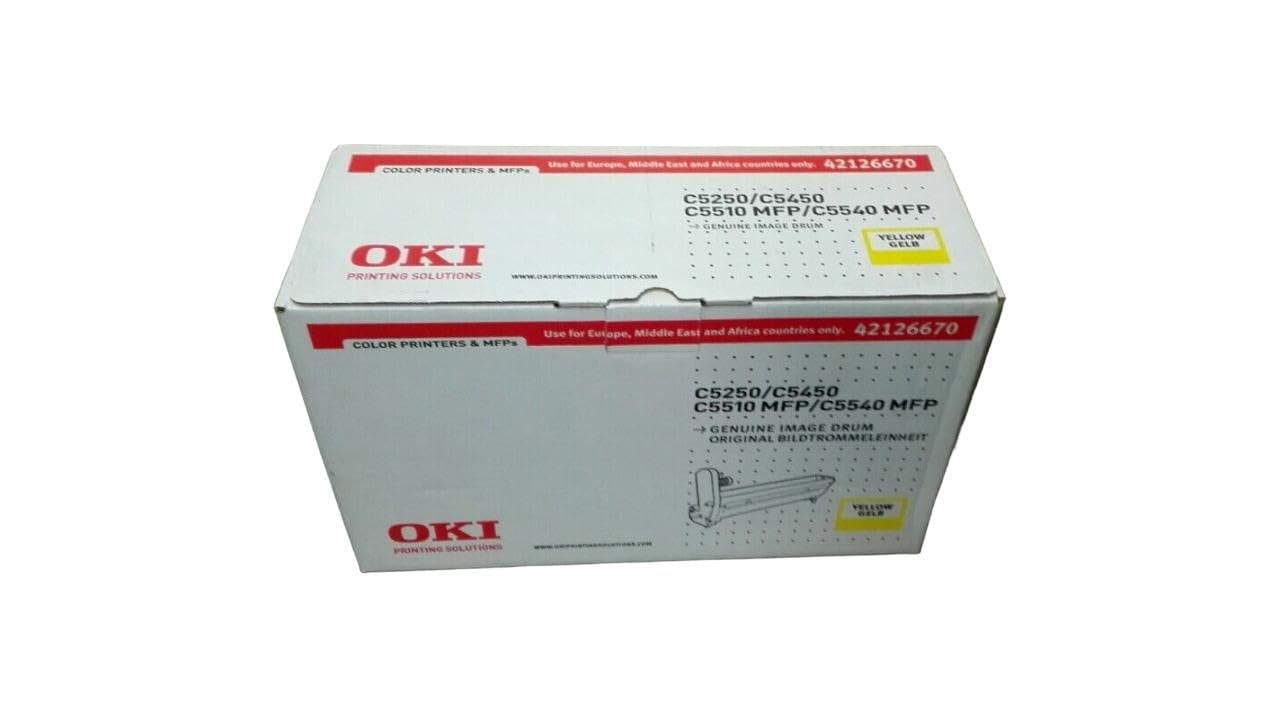 OKI 42126670 zestaw bębna do drukarki laserowej żółty C5250 C5450 C5510 MFP C5540 MFP