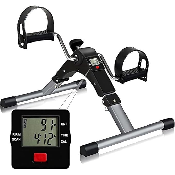 KAYAAN Mini Cycle Pedal Exerciser for Home & Desk – Adjustable Resistance Under Desk Exercise Cycle for Legs & Arms, Low-Impact Fitness & Rehab Equipment-image-8