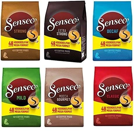 Compatible with Senseo Machines Coffee Packs 48 Coffee Pods Select Any 2 Flavours From our Amazing Range Including: Dark Decaf Classic & Many More Customize your order