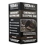 Titan Emergency Sleeping Bag/Thermal Bivy | Dark-Earth | PE, 36' x 78'