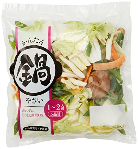 国内産 旭物産 鍋用野菜セット(小) 1パック230g 1~2人前 【消費期限まで1日】のサムネイル