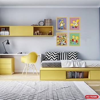 【専用出品】額付きポスター　シンプソンズ 3枚セット(新品) 楽天市場】シンプソンズ グッズ（インテリア・寝具・収納）の通販
