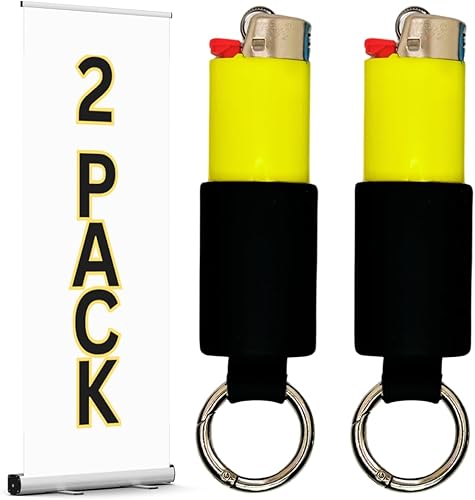 Lighter Locators - Paquete de 2 tapas de seguridad para encendedor 16 colores Compatible con encendedores BIC de tamaño completo Encendedor no Lighter Locators - Paquete de 2 tapas de seguridad para encendedor 16 colores Compatible con encendedores BIC de tamaño completo Encendedor no