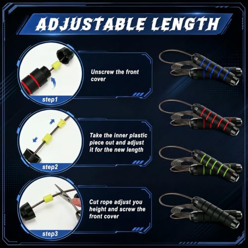 Image of Junkin Jump Ropes bulk for Fitness with Ball Bearings