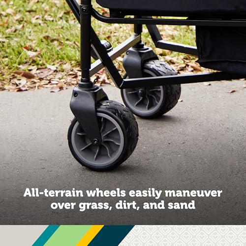 Safety 1st Summit Quad Wagon Stroller, Grey Harbor - image 2