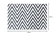 Bakero Zig Zag Light Blue 60x90cm