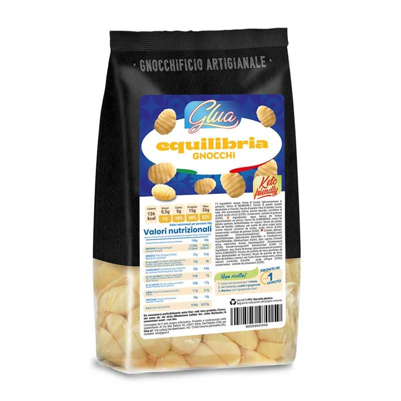 Gnocchi Keto Senza Glutine 250g | Low Carb, 4,75g Carboidrati per Porzione | Con Olio EVO