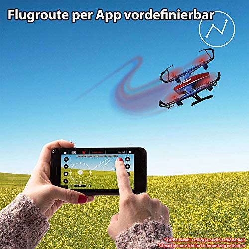 RC ferngesteuerte Drohne mit FPV WiFi 120° Weitwinkel Live HD-Kamera, Quadcopter mit Echtzeitübertragung, Drone mit Gravity-Sensor und APP-Steuerung, Spielzeug Quadrocopter für Kinder und Erwachsene – Bild 6
