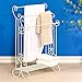 Standing Towel Racks for Bathroom 3 Bar Metal Towel Organizer Holder Stand with Storage Shelf Towel Drying Rack Freestanding for Bath Towels,Hand Towels,Washcloths, Bathroom Accessories