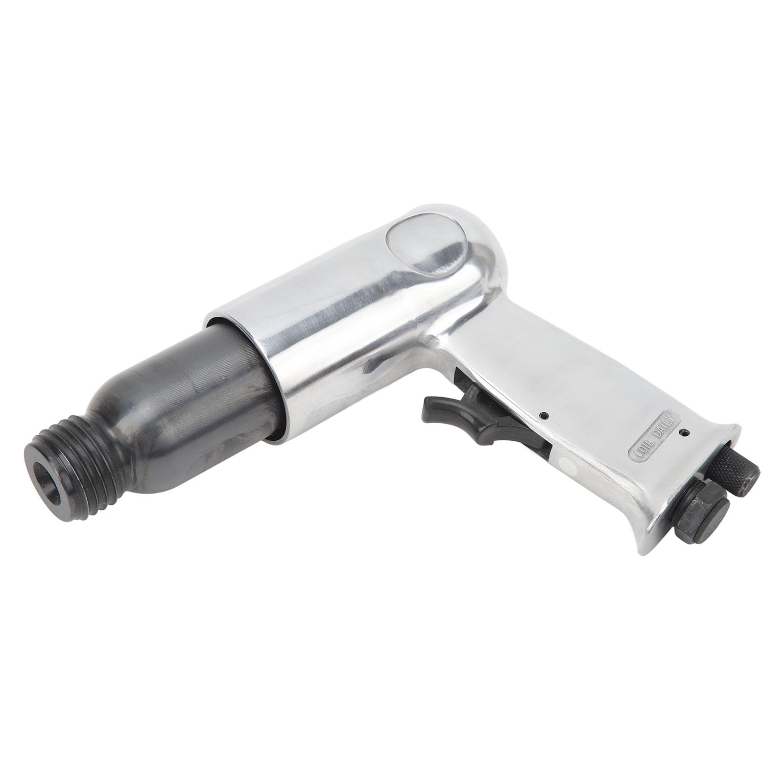 Keenso Kit de Martillo Neumático Herramienta de Martillo Neumático de Aleación de Metal Entrada de Aire de 1 4 Pulgadas Agarre de Reducción de Impacto de 4500 RPM con 4 Cinceles para Reparación de