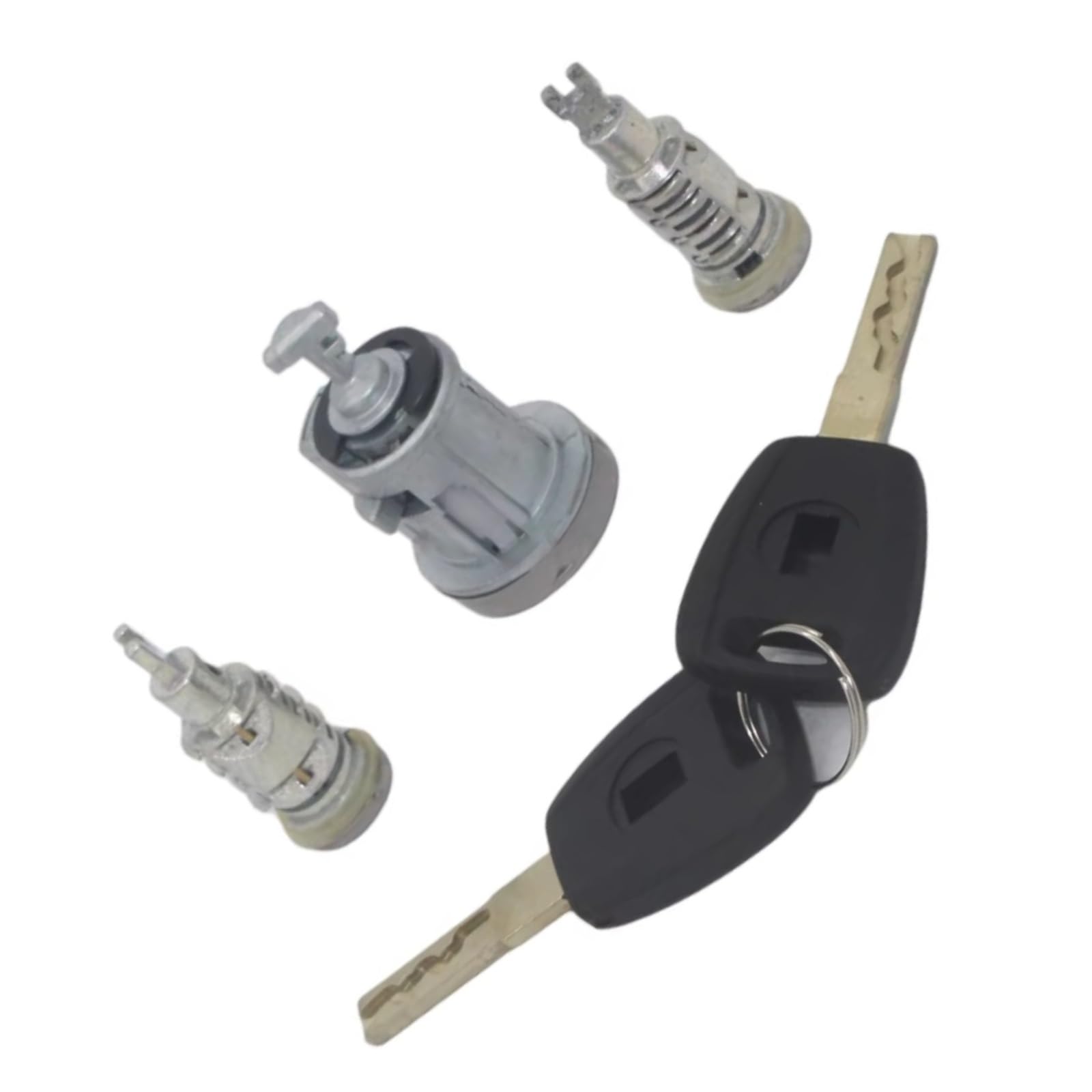 Qaliydfd One Color Ignition Lock Cylinder Compatible With Peugeot For Boxer Mk2 2006- Trunk Ignition Lock Cylinder Barrel Set 3 Keys Car Automobile Replacement Parts Al161