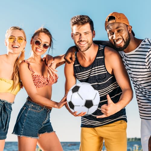 2 Stück Wasserball, Wasserball Aufblasbar, Strandball, Aufblasbar Beach Inflatable, Kinder Water Aufblasbare, Aufblasbares Fussball, Schwimmball Spielzeug Beachball, für Sommer Wasser Spiele（40cm)