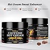 Caffeine Anti Cellulite Hot Cream, Body Sculpting Cellulite Workout Cream for Women & Men , Anti-Cellulite Remover Creams, Natural Sweat Workout Enhancer, Thighs Belly Butt Firming Legs Slimming Cream