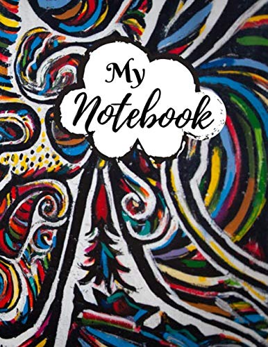 My Notebook: Kindergarten Handwriting Paper Notebook With Lines for ABC Kids - 120 Pages - Large (8.5 x 11 inches) - Premium Painting Cover (Vol.30)