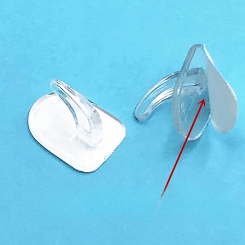 Miniatura 7 de 10 ganchos de pared adhesivos transparentes para colgar, ganchos adhesivos resistentes, para tiras de luces al aire libre, sin colgadores de