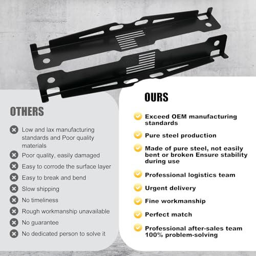 Image of RULLINE Toe Plates Wheel Alignment Tool, Alignment Tools Automotive, 2-Pack Toe Alignment Toe Plates，Stainless Steel Wheel Alignment Tool Plate，Alignment Tools Automotive for Car, Truck, SUV
