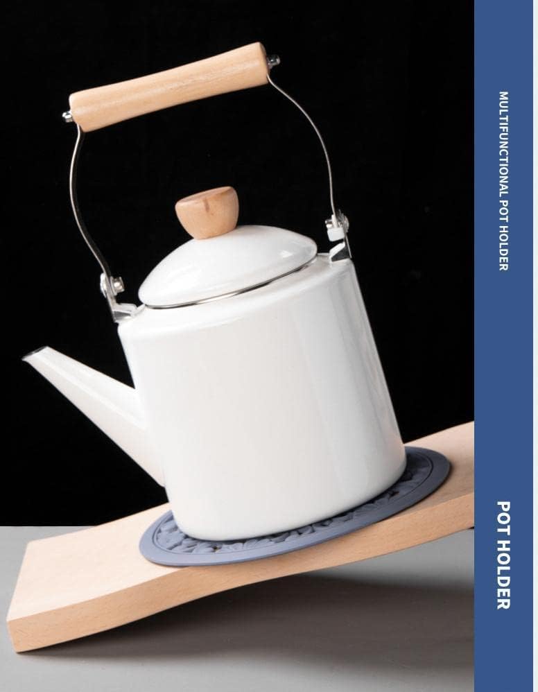 Miniatura 8 de Smithcraft Salvamanteles de silicona para platos calientes, ollas y sartenes, tapete multiusos resistente al calor para encimeras y mesas,