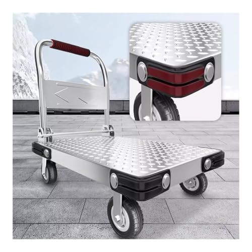 Carretilla plegable de acero industrial grande miniatura 3
