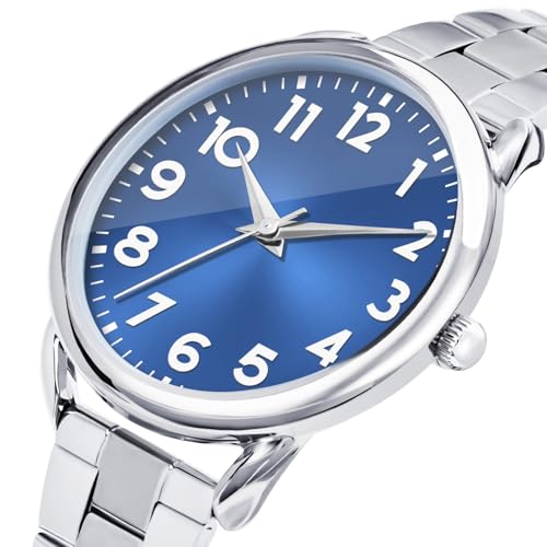 Image of Asan Ge Women Watch Business Classic Stainless Number Quartz Female Watches for Lady Waterproof Easy to Read Fashion Female Wristwatch