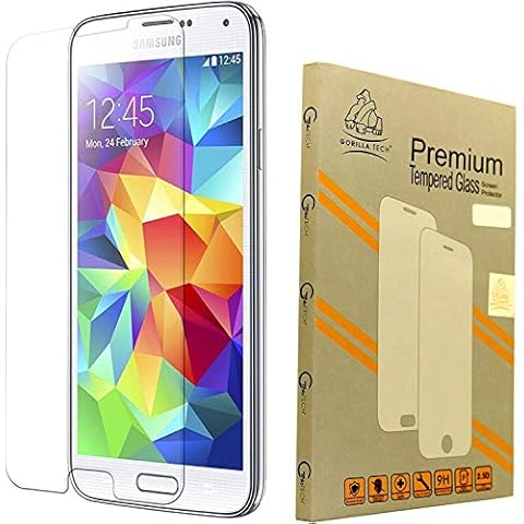 Gorilla Tech Tempered Glass Screen Protector for Galaxy S5 Neo Cover