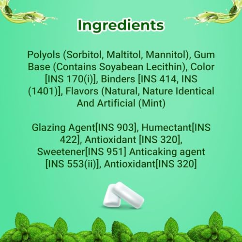 Image of Orbit Spearmint Sugar-Free Chewing Gum | Chewing Gums for Clean and Healthy Teeth | Pocket-Friendly & Easy to Carry Pot Pack |59.4g | Pack of 2