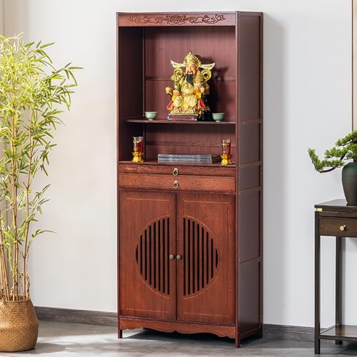 Meuble de méditation avec rangement pour optimiser un salon zen