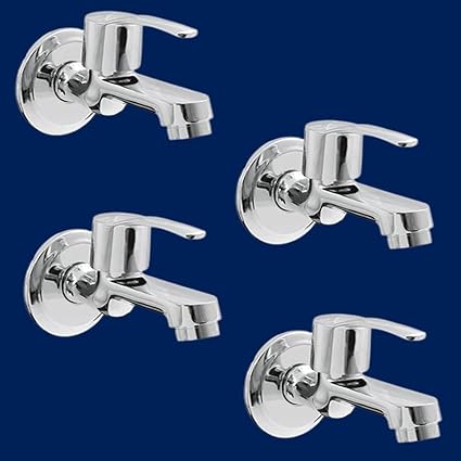 RIVIA Phoenix Brass Bib Cock Short Nose (Chrome) (4)